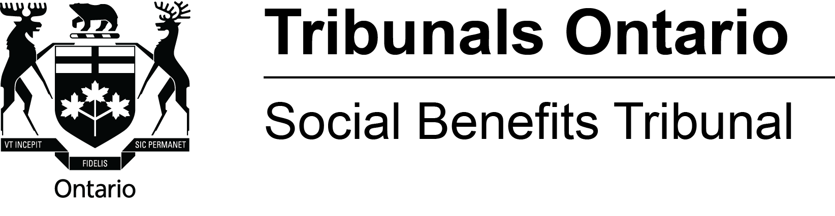 Social Benefits Tribunal logo.