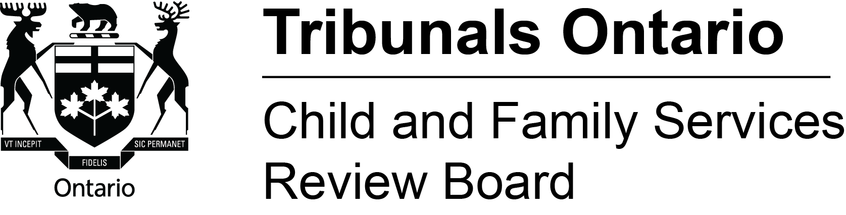 Child and Family Services Review Board logo.