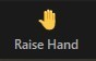 Icône qui vous permet de lever la main