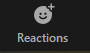 Screenshot of the Reactions icon.