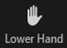 Image of the Lower Hand icon.